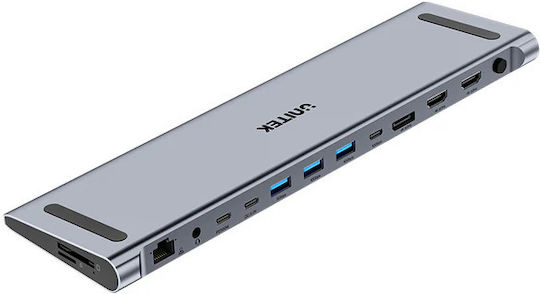 Unitek D1106A Comutator KVM și de Date cu USB-C / HDMI