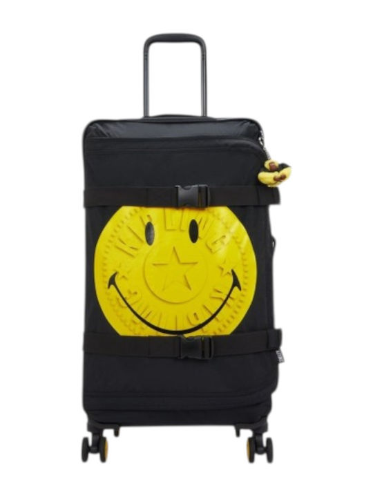 Kipling Μεσαία Βαλίτσα Ταξιδίου Yellow με 4 Ρόδες Ύψους 66εκ.