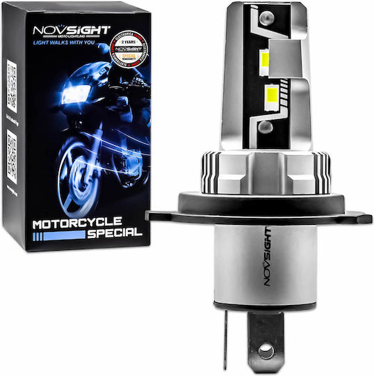 NovSight Car Lamp H4 Canbus LED 6500K Cold White 12V 25W