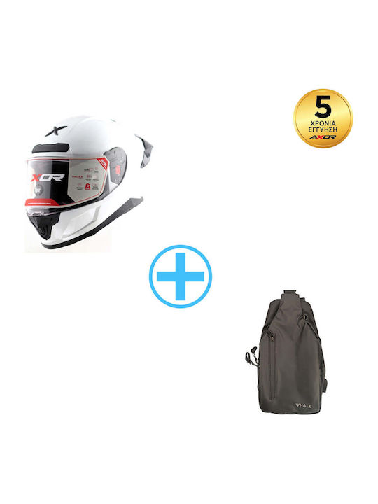 Axor Saber + δώρο crossbody τσάντα Κράνος Μηχανής Full Face ECE 22.06 1650gr