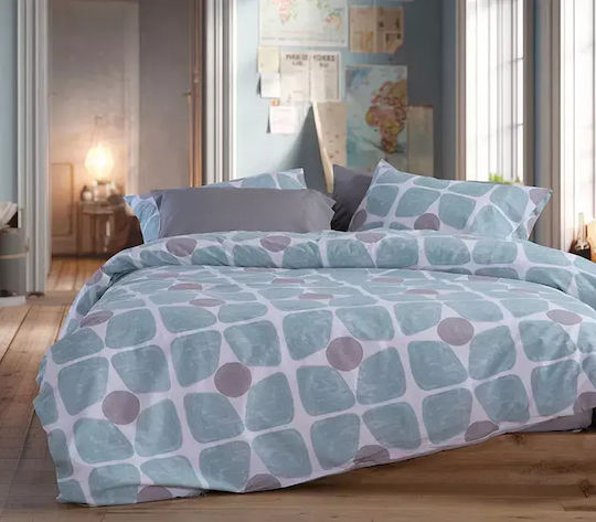 Nef-Nef Homeware Casual Σετ Υπέρδιπλο 3τμχ 170x270εκ. με Λάστιχο Τιρκουάζ Nef-Nef Homeware Casual Σετ Υπέρδιπλο 3τμχ 170x270εκ. με Λάστιχο Τιρκουάζ