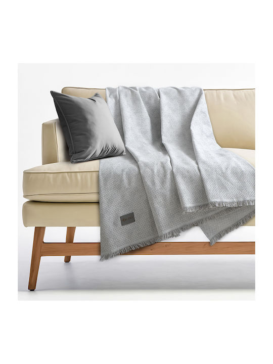 Lino Home Three-Seater Sofa Throw 180x300cm Gray