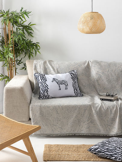 Palamaiki Tiga Armchair Throw 180x170cm Grey