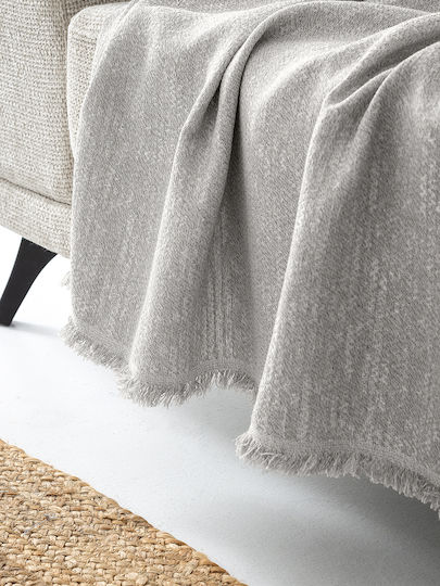 Palamaiki Four-Seater Sofa Throw 180x320cm Grey