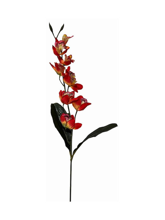 Sucursala Orhidee Din Plastic Portocalie 78cm 1...