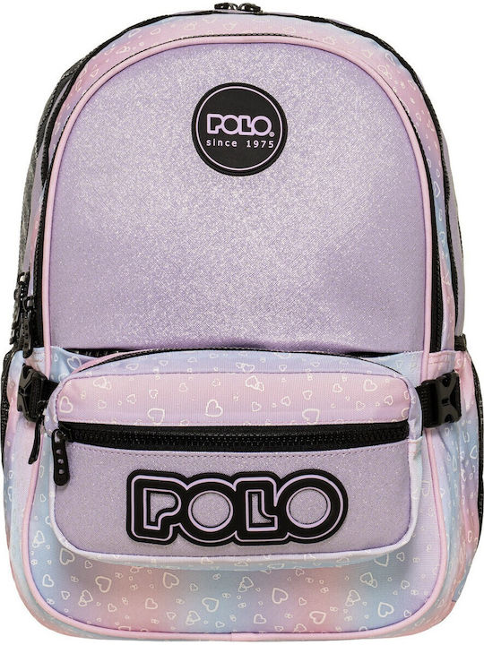 Polo Schulranzen Rucksack Grundschule Rosa 25lt