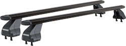 Menabo Omega Plus Black Cross Bars Citroen C5 Mk2 4 Doors Model 2007-2017