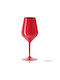 Goldplast Kunststoff Brille in Rote Farbe 470ml