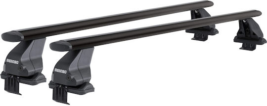 Menabo Omega Plus Schwarze Dachträger Nissan Almera Tino 5-Türer Modell 2000-2006