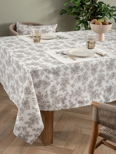 Palamaiki Baumwolle Tischdecke Dinner Weiß 140x180cm