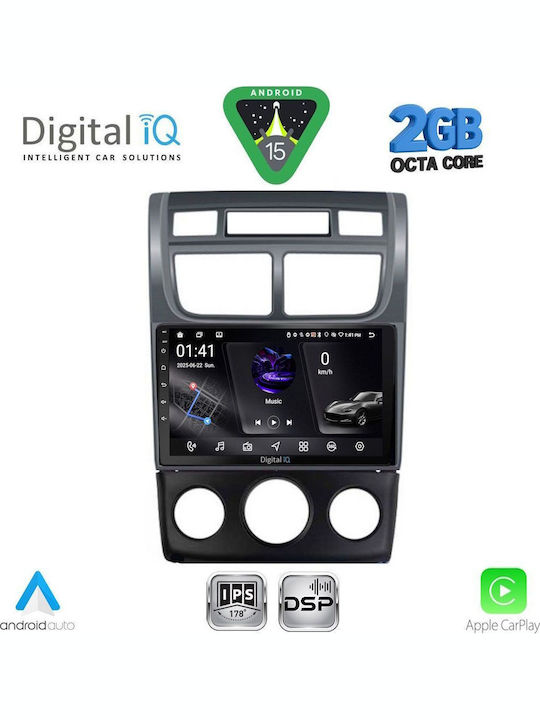 Digital IQ Car Audio System for Kia Sportage 2004-2010 with Climate Control and Air Conditioning Edition with Touch Screen 9" DIGITAL IQ RSF 4324BL CPA
