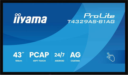 Iiyama T4329AS-B1AG Public Display 4K UHD 43"