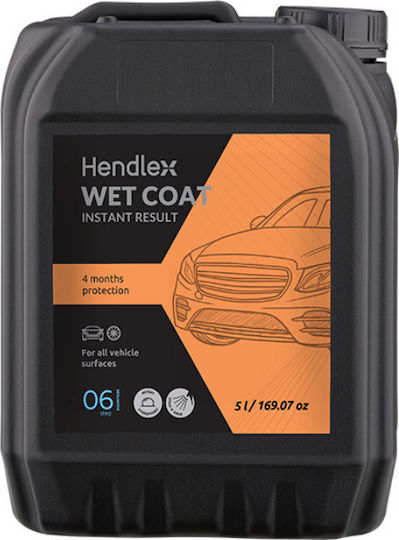 Hendlex Υδροφοβική Επίστρωση Wet Coat Βρεγμένες Επιφάνειες 5lt