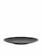 APS APS Servierplatte Aus Melamin Schwarz Mit Durchmesser 33cm