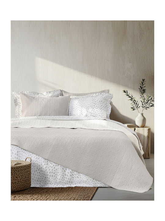 Nima Κουβερλί Ημίδιπλο Microfiber Sand Beige 180x240cm