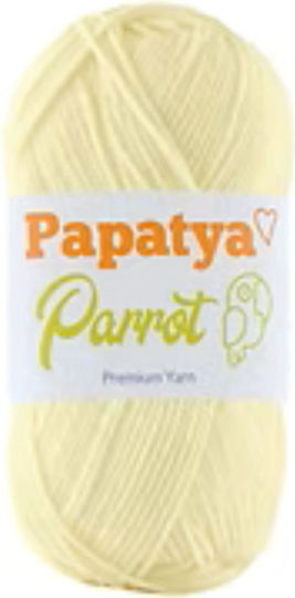 Papatya Papatya Strickgarn Acrilyc Hellgelb Hell 113m 50g