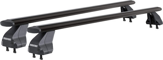 Menabo Bare De Acoperiș Din Aluminiu Pentru Hyundai i30 5D 2016+ Set Cu Picioare Negre