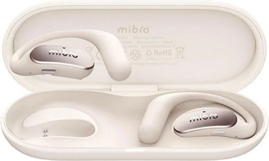 Mibro Open Ear Pro Open Ear Bluetooth Kopfhörer mit Schweißbeständigkeit und Ladekoffer Weiß