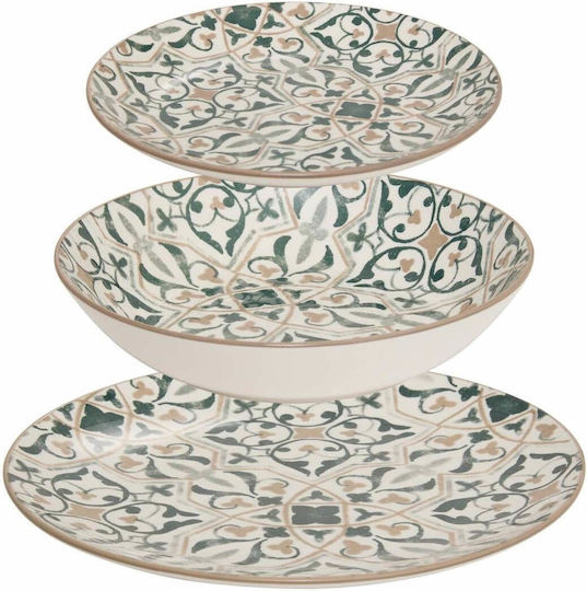 Secret de Gourmet Multicolour Porcelain Dinnerware Set 12pcs