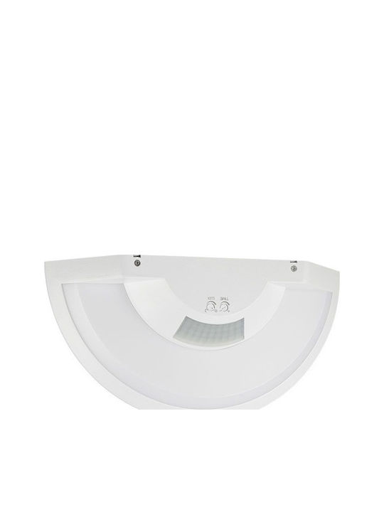 V-TAC Επιτοίχιο Εξωτερικό Φωτιστικό LED IP54 10W με Φυσικό Λευκό Φως