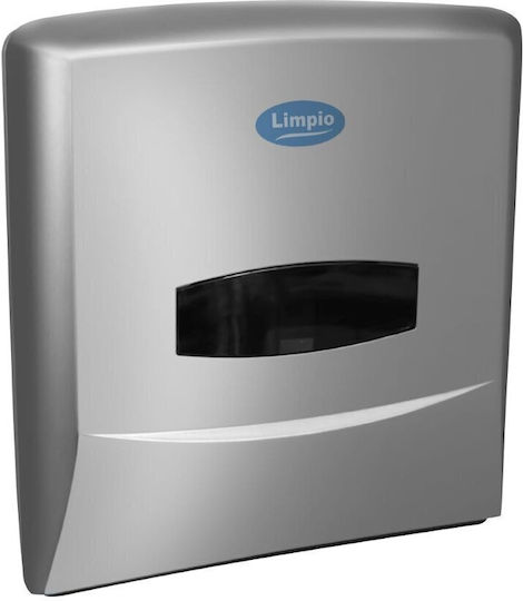 Limpio Z-fold Towel Dispenser Limpio Dp1200zs2 Abs Plastic Silver Multicolor
