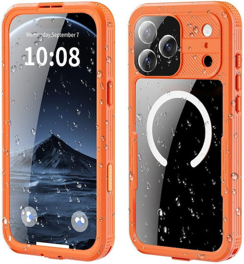 Shellbox Задна Корица Пластмасова Водоустойчива Оранжева (iPhone 17 Pro Max)