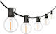 123led Hanging Solar Light Garland with Warm White Light 2700K
