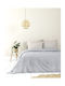 Nima Κουβέρτα Πικέ Υπέρδιπλη 220x240εκ. Dune Gray