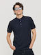 Short Sleeve Navy Blue Men’s Blouse