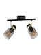 Lampa Doppel-Spot in Schwarze Farbe