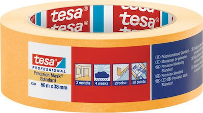 Tesa Bandă de Marcaj de Precizie Portocalie 50m X 38mm 24 Bucăți