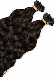 Hair Duty Extension Κερατίνης με Φυσική Τρίχα Ρεμί σε Σκούρο Καστανό Χρώμα 60cm 10τμχ