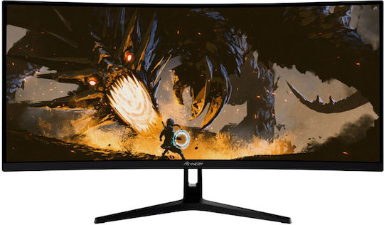 Arozzi Nova 34T2K165 Ultrawide VA HDR Curved Gaming Monitor 34" QHD 3440x1440 165Hz