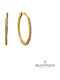 Velegrakis Earrings Hoops 9K Gold with Stones