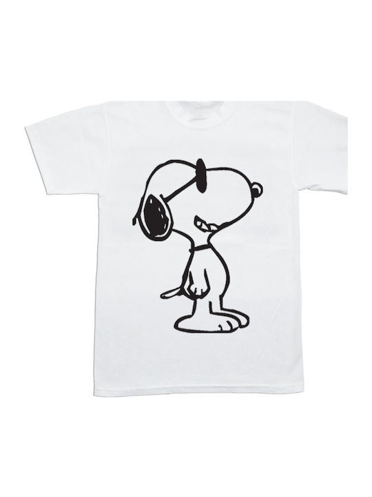 Παιδικό T-shirt Λευκό Snoopy