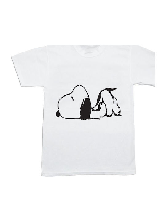 Kids Top White Snoopy