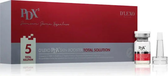 Dermaline D'lexo Pdx5 Skin Booster Total Solution Tratament Intensiv Rejuvenant 5× 5 Ml