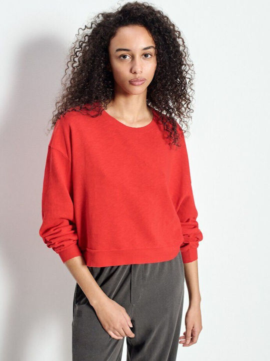 American Vintage Women's Cotton Red Blouse
