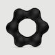 Flexible Silicone Cock Ring Shuriken Liquid Silicone Flexible Cock Ring 55 Cm Black