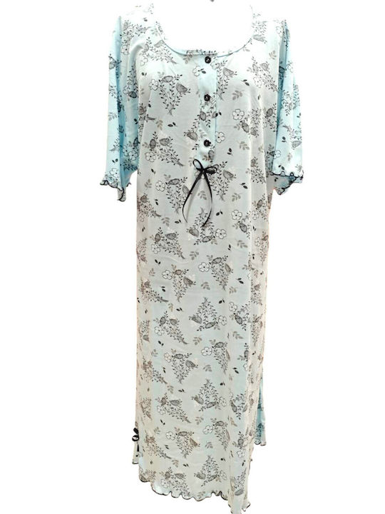 Nina Club Summer Cotton Women's Nightgown Light...