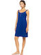 Pink Label Summer Women's Nightgown Indigo Blue