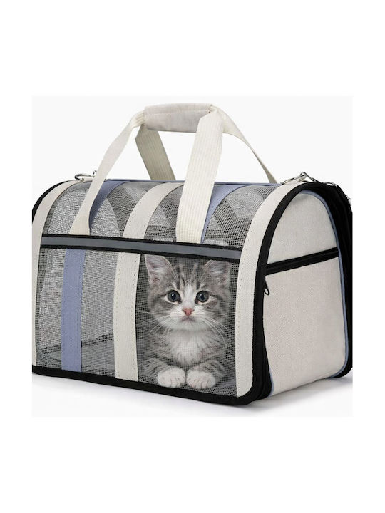 Ideaplus Pet Τσάντα Μεταφοράς Γάτας 47εκ. Γαλάζιο