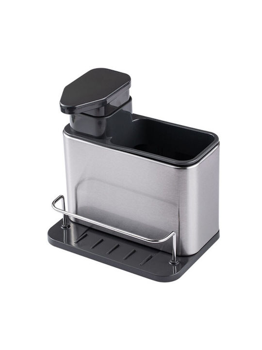 Alista Home Küchenspender Kunststoff mit Schwammhalter Schwarz 250ml