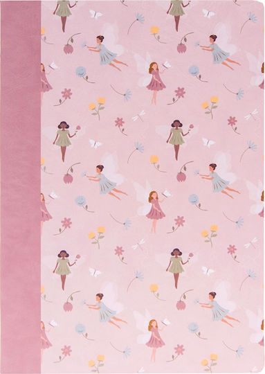 Ancor Ruled Notebook A4 48 Paper Sheets Pink