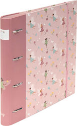 Binder 4 Rings Dividers A4 B'log Fairies Rose Ancor