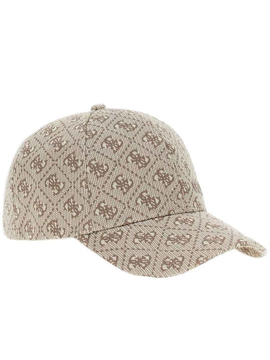 Καπελο Guess Calliope 4g Jokey Cap Taupe