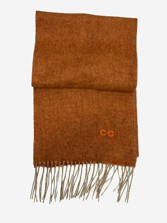 Men's Wool Scarf Orange LMB003