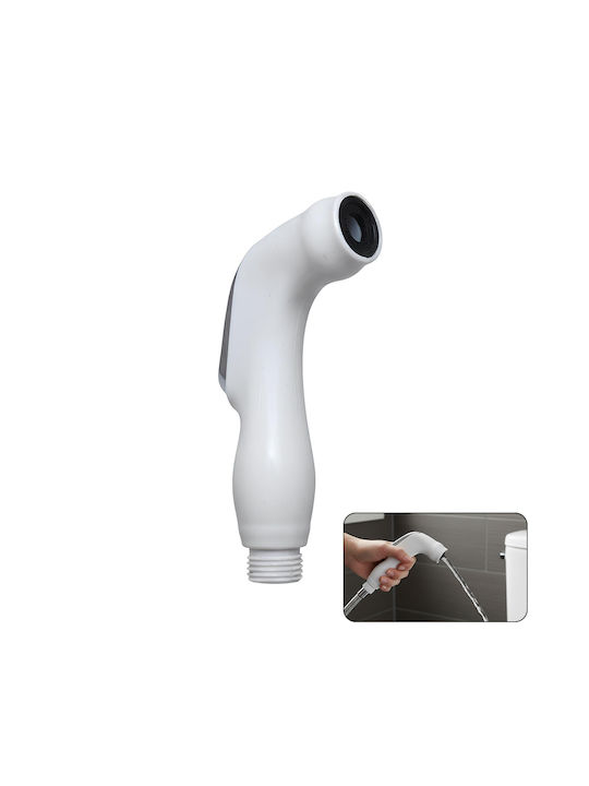 Avizar Spa-style Shower Head Soft Rain Effect Silicone Nozzle White