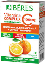 Béres Vitamina C 1000mg Complex Vitamina C Aroma Citrice 30 Comprimate
