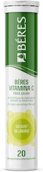 Béres Vitamina C 60mg pentru Susținerea Imunității, Pielii și Acțiune Antioxidantă Lămâie 20 comprimate efervescente Béres Vitamina C 60mg pentru Susținerea Imunității, Pielii și Acțiune Antioxidantă Lămâie 20 comprimate efervescente
